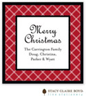 SCB CC 10 - Holiday Calling Cards by Stacy Claire Boyd - (Twin Trellis - Cinnamon - Folded)