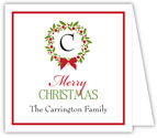 SCB CC 10 - Holiday Calling Cards by Stacy Claire Boyd - (Noel - Aspen - Folded)