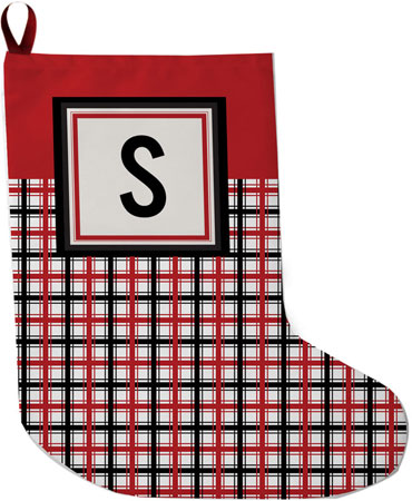 Lavender Belle Stocking (Merry And Bright Plaid) Lavender Belle Stocking (Merry And Bright Plaid)