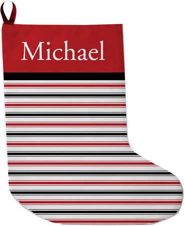 Lavender Belle Stocking (Merry And Bright Red and Black) Lavender Belle Stocking (Merry And Bright Red and Black)