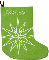 Lavender Belle Stocking (Star Damask)