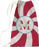 Lavender Belle Santa Sack (Peppermint Pattern)