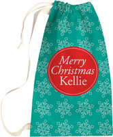 Lavender Belle Santa Sack (Snowflake Damask)