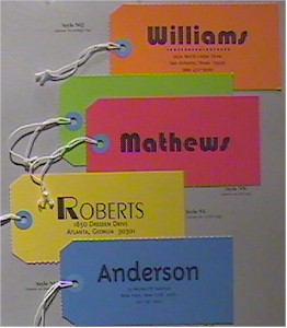 Large Name Paper Tags