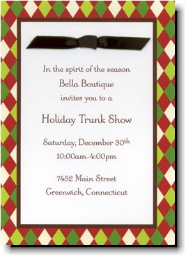Holiday Invitations by Boatman Geller - Harlequin Red