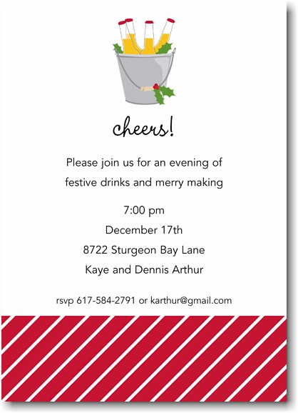 Holiday Invitations by Boatman Geller - Cheer Beer