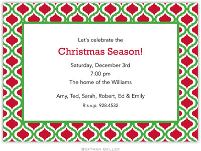 Holiday Invitations by Boatman Geller - Kate Kelly & Red