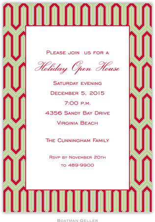 Holiday Invitations by Boatman Geller - Blaine Cherry Holiday Invitations by Boatman Geller - Blaine Cherry