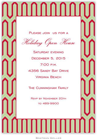 Holiday Invitations by Boatman Geller - Blaine Cherry