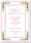 Holiday Invitations by Boatman Geller - Vintage Holly