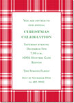 Holiday Invitations by Boatman Geller - Tartan