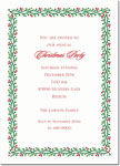 Boatman Geller Holiday Invitations - Berry Vine Red