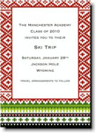 Holiday Invitations by Boatman Geller - Fair Isle Red