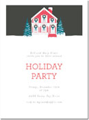 Chatsworth Holiday Invitations - Trimmed Home Invite