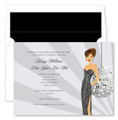 Noteworthy Collections - Holiday Invitations (New Year's Eve Girl - Brunette) Noteworthy Collections - Holiday Invitations (New Year's Eve Girl - Brunette)