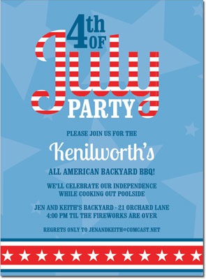 Noteworthy Collections - 4th of July Party Invitations (4th of July) Noteworthy Collections - 4th of July Party Invitations (4th of July)