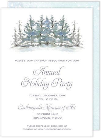 Holiday Invitations by PicMe Prints - Enchanted Forest Holiday Invitations by PicMe Prints - Enchanted Forest