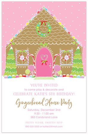 Holiday Invitations by PicMe Prints - Gingerbread
