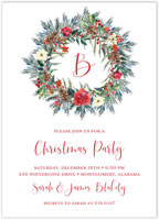 Holiday Invitations by PicMe Prints - Holiday Wreath