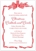 Holiday Invitations by PicMe Prints - Striped Bow