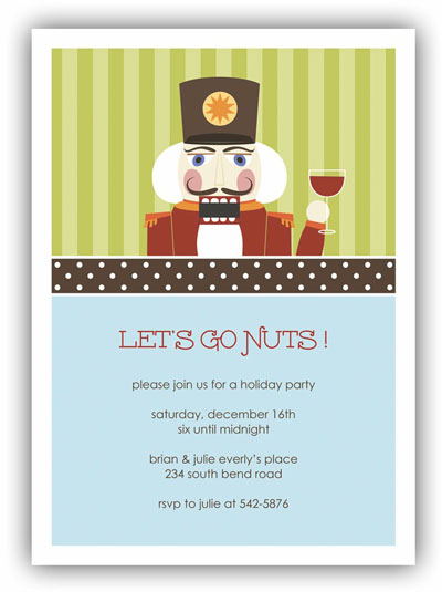 Holiday Invitations by Stacy Claire Boyd (Mr. Nutcracker)