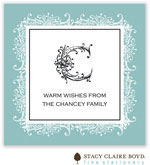 Stacy Claire Boyd - Holiday Gift Stickers (Snowdrift - Aqua)