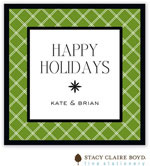 Holiday Gift Stickers by Stacy Claire Boyd (Twin Trellis - Green)