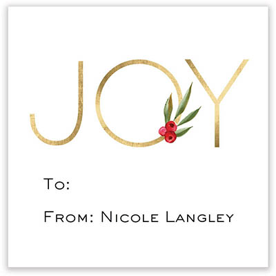 Holiday Gift Stickers by Stacy Claire Boyd (Berry Joy)