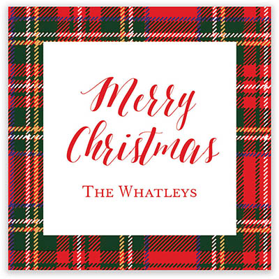 Holiday Gift Stickers by Stacy Claire Boyd (Holiday Plaid) Holiday Gift Stickers by Stacy Claire Boyd (Holiday Plaid)