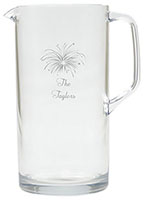 Personalized Tritan Pitcher (64oz) by Carved Solutions - Fireworks