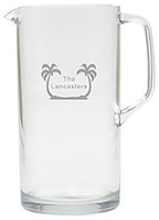 Personalized Tritan Pitcher (64oz) by Carved Solutions - Palm Trees