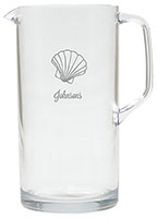 Personalized Tritan Pitcher (64oz) by Carved Solutions - Scallop