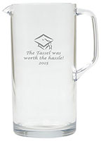 Personalized Tritan Pitcher (64oz) by Carved Solutions - Tassel Worth The Hassle