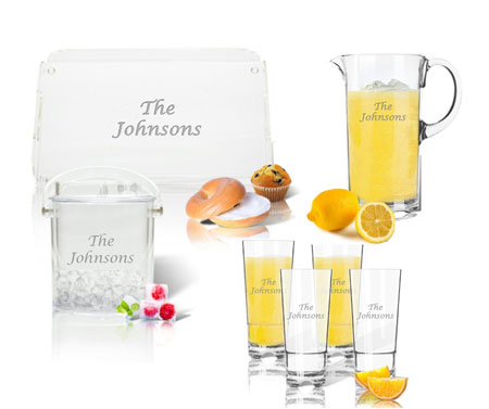 Personalized Tritan Entertaining Set