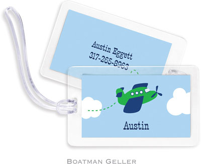 Boatman Geller Luggage/ID Tags - Airplane