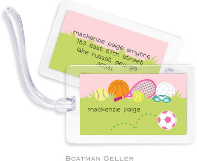 Boatman Geller Luggage/ID Tags - Sports Girl Boatman Geller Luggage/ID Tags - Sports Girl