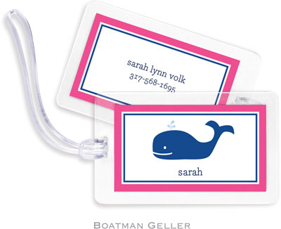 Boatman Geller Luggage/ID Tags - Whale Navy Boatman Geller Luggage/ID Tags - Whale Navy