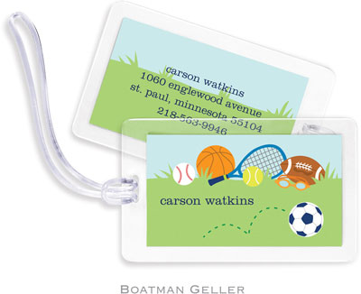Boatman Geller Luggage/ID Tags - Sports Boy Boatman Geller Luggage/ID Tags - Sports Boy