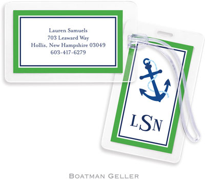 Boatman Geller Luggage/ID Tags - Anchor