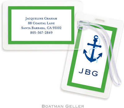 Boatman Geller - Create-Your-Own Personalized Laminated ID Tags (Icon with Border)