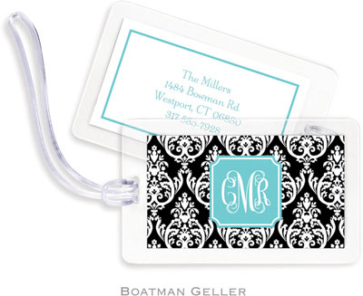 Boatman Geller - Create-Your-Own Personalized Laminated ID Tags (Madison Damask) Boatman Geller - Create-Your-Own Personalized Laminated ID Tags (Madison Damask)