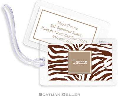 Boatman Geller - Create-Your-Own Personalized Laminated ID Tags (Zebra) Boatman Geller - Create-Your-Own Personalized Laminated ID Tags (Zebra)