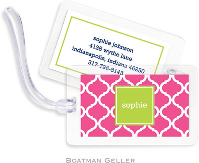 Boatman Geller - Create-Your-Own Personalized Laminated ID Tags (Ann Tile) Boatman Geller - Create-Your-Own Personalized Laminated ID Tags (Ann Tile)