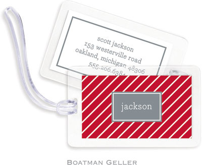 Boatman Geller - Create-Your-Own Personalized Laminated ID Tags (Kent Stripe) Boatman Geller - Create-Your-Own Personalized Laminated ID Tags (Kent Stripe)