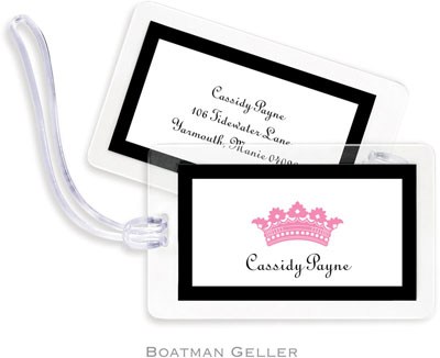 Boatman Geller - Create-Your-Own Luggage/ID Tags - Princess Crown