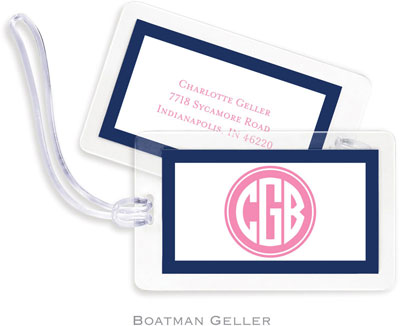 Boatman Geller - Create-Your-Own Luggage/ID Tags - Solid Inset Circle Preset Boatman Geller - Create-Your-Own Luggage/ID Tags - Solid Inset Circle Preset