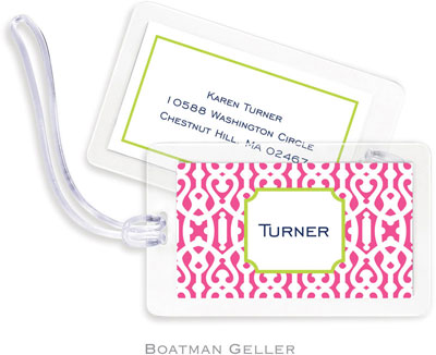 Boatman Geller - Create-Your-Own Luggage/ID Tags - Cameron Raspberry