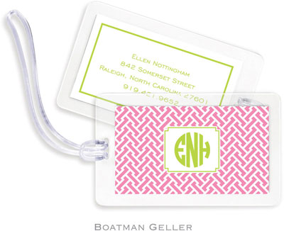 Boatman Geller - Create-Your-Own Luggage/ID Tags - Stella Bubblegum Boatman Geller - Create-Your-Own Luggage/ID Tags - Stella Bubblegum