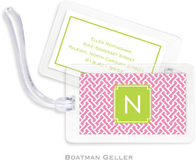 Boatman Geller - Create-Your-Own Luggage/ID Tags - Stella Bubblegum Preset