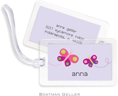 Boatman Geller Luggage/ID Tags - Butterfly